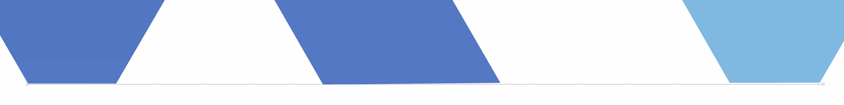 A zoomed in view of the bottom of the NixOS logo showing that the lambdas are not collinear or flat.
